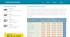 Desktop Screenshot of phuketairporttransfers.com